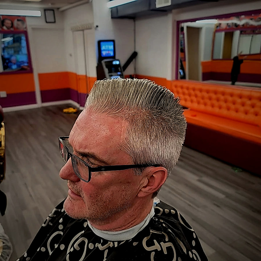 Barbershop interior